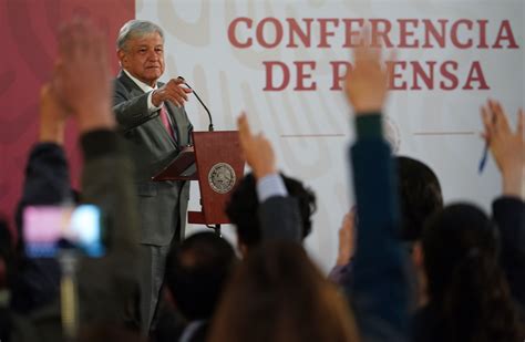 versión estenográfica conferencia de prensa del presidente de méxico andrés manuel lópez
