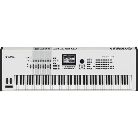 Yamaha Motif Xf8 Keyboard Workstation Limited Edition White Nearly