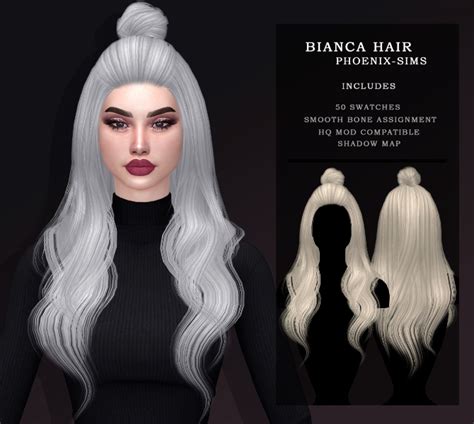 Ashley Hair With Scrunchie And Bianca Hair At Phoenix Sims Sims 4 Updates