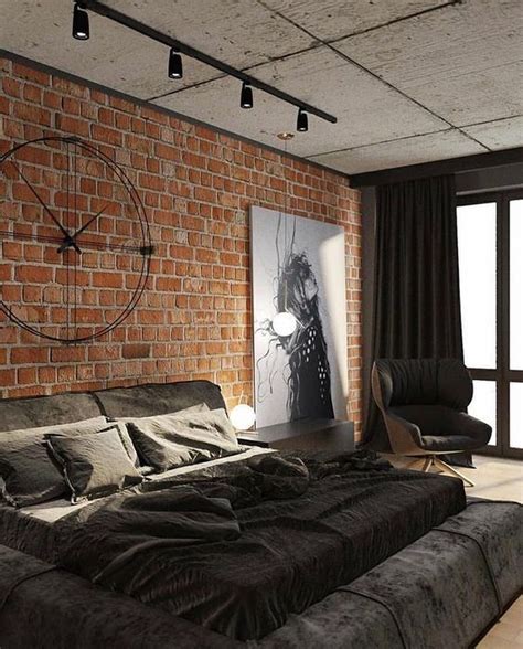 41 Wonderful Industrial Style Bedroom Design Ideas That Looks Elegant
