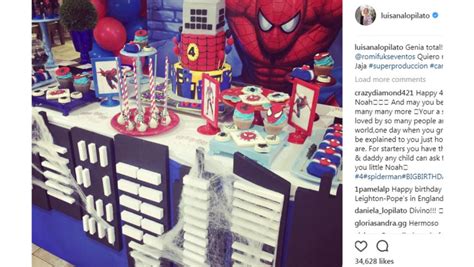 Michael Buble Throws Son Noah A Spider Man Themed Party 8days