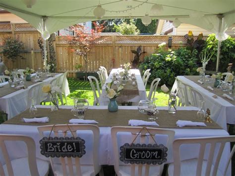 If you have a goal to backyard wedding decorations this selections may. small, simple, backyard wedding. Hints Oh help. Find a ...