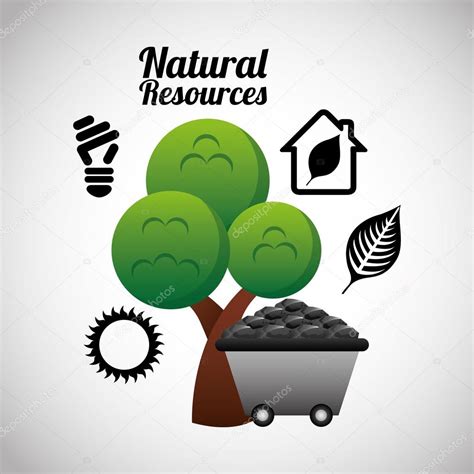 Natural Resources Design — Stock Vector © Yupiramos 96199630