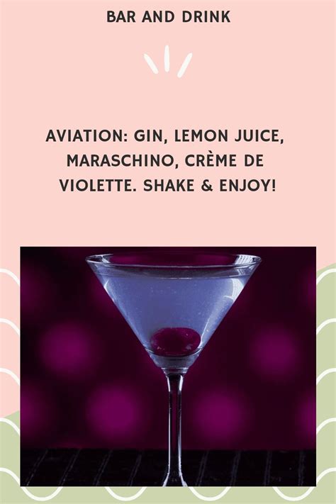 Aviation Cocktail Artofit