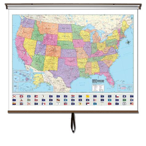 United State Wall And Roller Maps Daycare Furniture Classroom