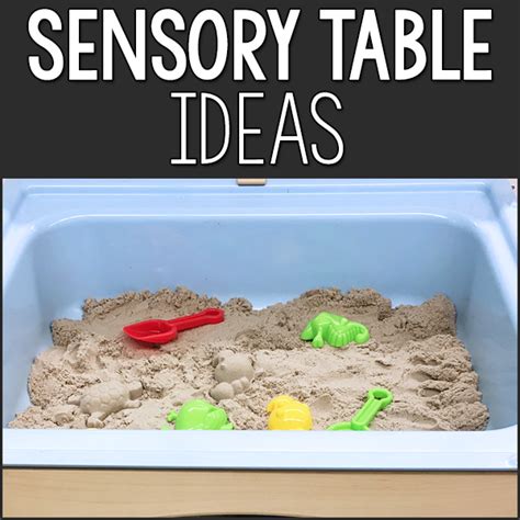 Sensory Table Ideas Prekinders