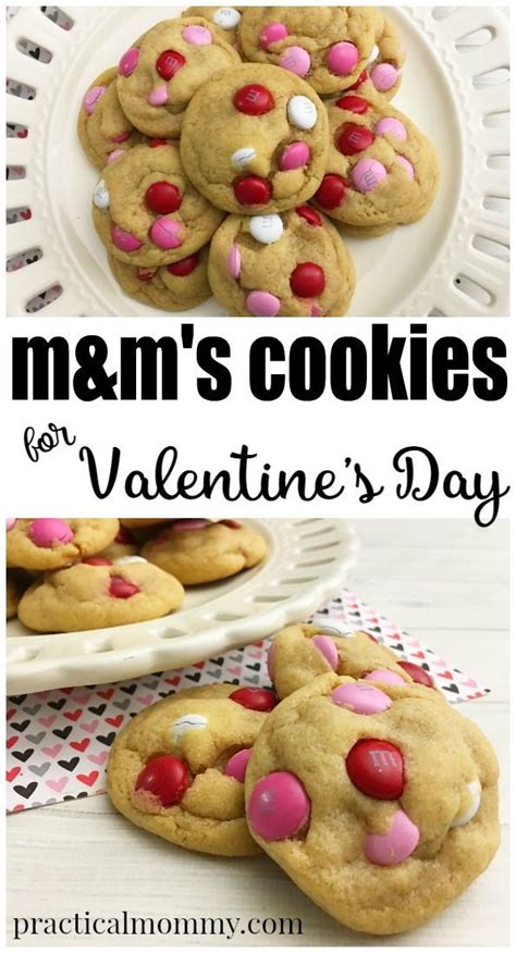 These valentine m&m cookies are gooey homemade cookies packed with milk chocolate chips, m&ms, and rolled in valentine sprinkles before baking to add even more sweetness, and to make them extra cute! Valentine M&M Cookies | Valentines day food, Valentine ...