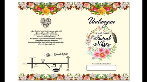 Download Desain Undangan Pernikahan Cdr Lasopadirect