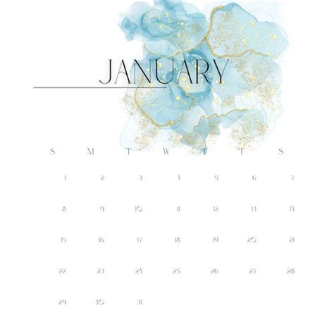 Printable 2023 Calendar Etsy