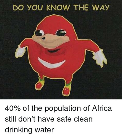 Do You Know The Way Africa Meme On Meme