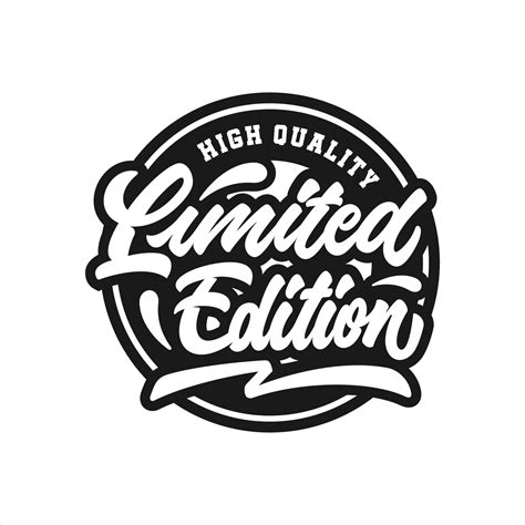 Limited Edition Lettering Stamp Premium Logo 5417626 Vector Art At Vecteezy