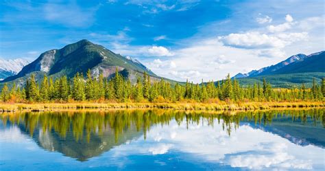 Herbert Lake Banff National Park Canada Wallpapers Wallpaper Cave