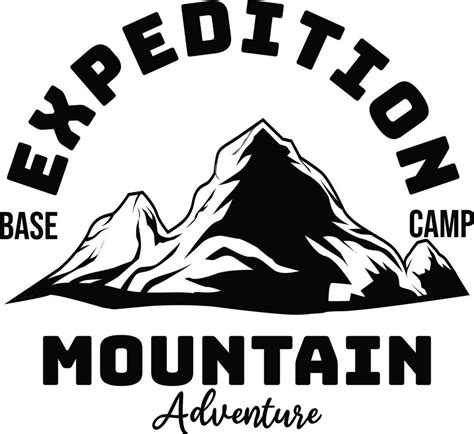 Expedition Base Camp Mountain Adventure Vector Design 24399266 Vector