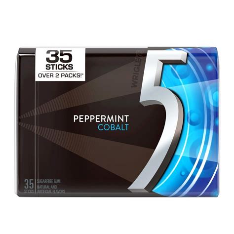 Wrigleys 5 Peppermint Cobalt Sugarfree Gum