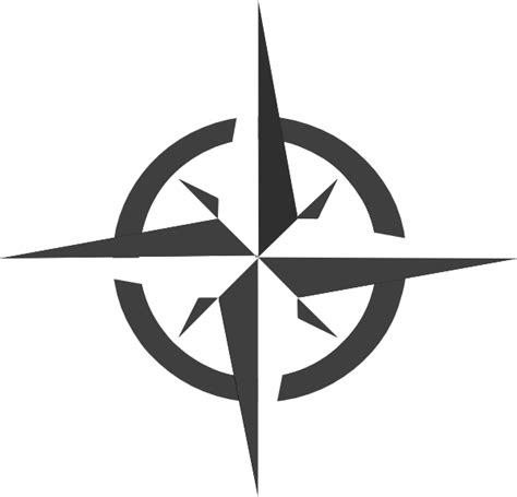 White Compass Rose Clip Art At Clker Com Vector Clip Art Online