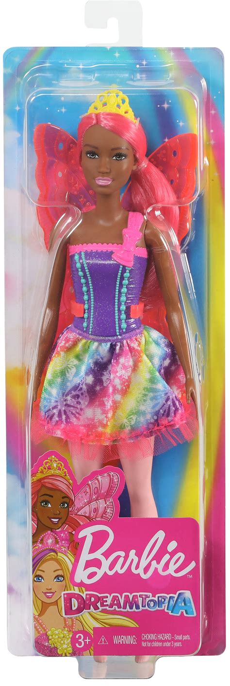 Barbie Dreamtopia Fairy Doll 12 Inch Pink Hair With Wings And Tiara
