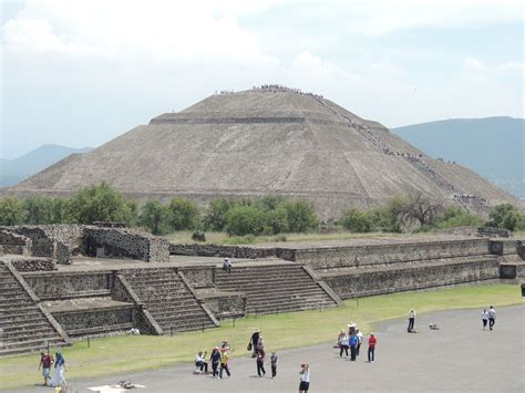 Sun Pyramid In Teotihuacan Teotihuacan Mexico Mexico City