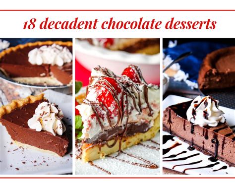 18 Decadent Chocolate Desserts Just A Pinch Recipes