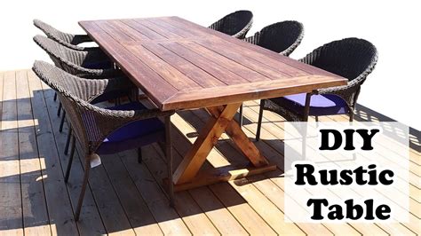 Diy Outdoor Wood Dining Table