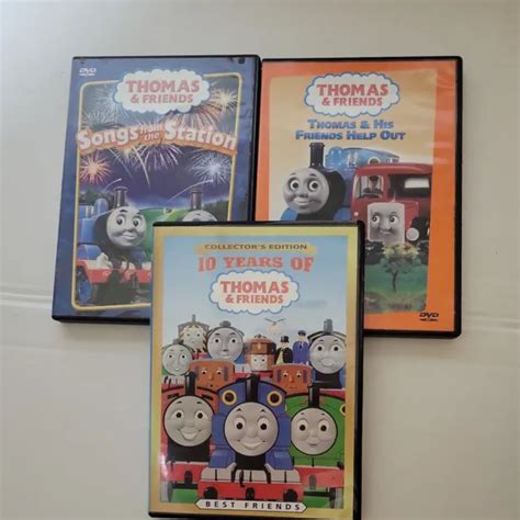 Thomas The Train Dvd Lot Of 310 Years Of Thomasfriends Help Out
