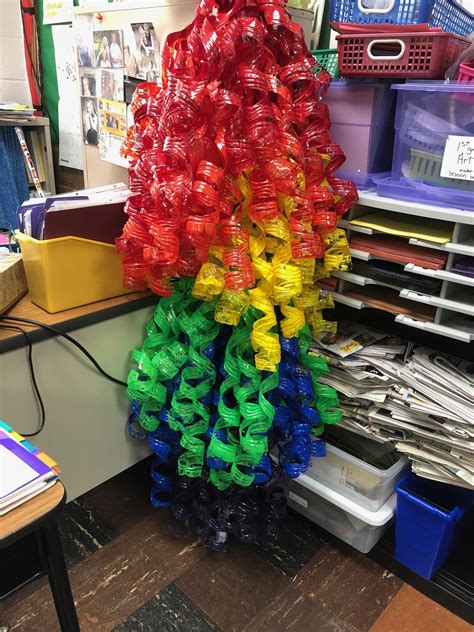 Mrs Harris Art Room Chihuly Water Bottle Sculptures