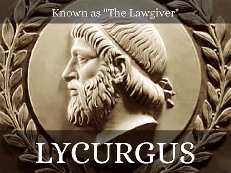 Lycurgus Lawgiver Of Sparta 700bc Via Learninghistory Sparta