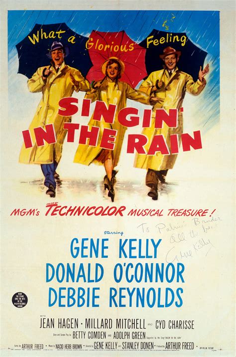 Singing In The Rain Movie Poster Framed Many Color Options Agrohort Ipb Ac Id