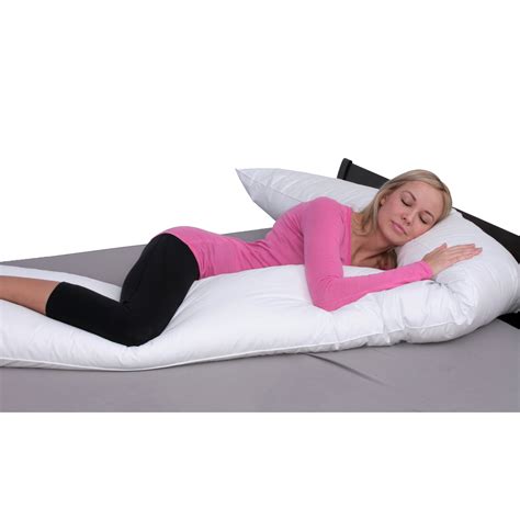 Deluxe Comfort Extra Long Straight Down Alternative Body Pillow
