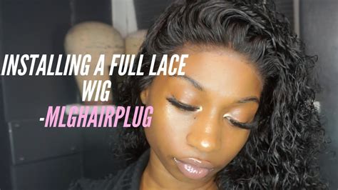 So, how to apply it correctly? How To Install A Full Lace Wig Using MLGHairPlug Hair ...