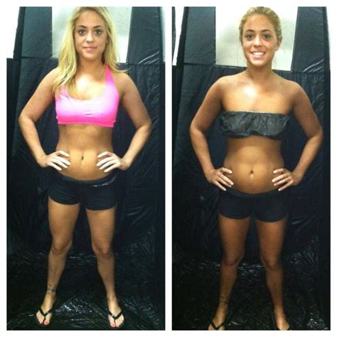 Norvell Sunless Spraytan Before And After Photo Color Dark Abs