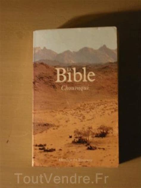 Bible De Chouraqui Bornambusc 76110 Livres Bd Revues