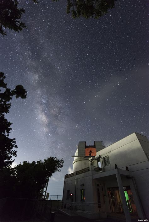 Ishigakijima Astronomical Observatory And The Summer Milky Way Naoj