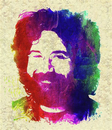 Jerry Garcia Grateful Dead Digital Art By Bob Smerecki Fine Art America