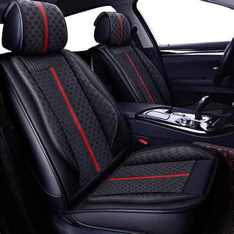 Oasis Auto Os 003 Leather Car Seat Covers Faux Leatherette Automotive