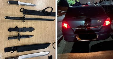 Terrifying Weapons Haul Recovered In Sutton Coldfield As Teens In
