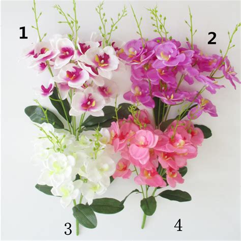 china china cheap price orchid flower artificial phalaenopsis flower real touch butterfly