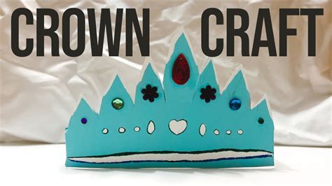 How To Make A Paper Crown Craft Youtube