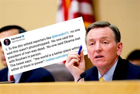 Gop Rep Paul Gosar Tweets Fake Photo Of Obama Shaking Hands With