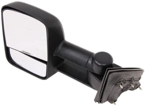 K Source Custom Extendable Towing Mirror Manual Textured Black Driver Side K Source Towing
