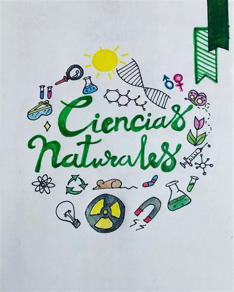 Portada Ciencias Naturales Portadas Portadas De Cuadernos Dibujos