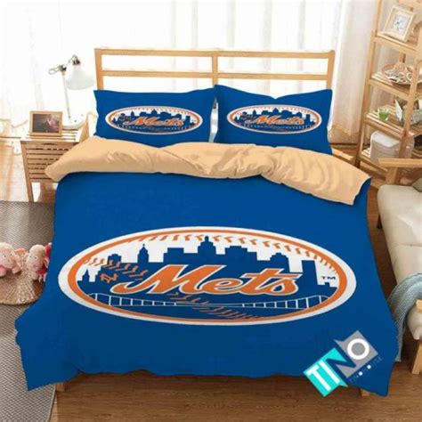 A bed in a bag includes all your bedding linens for one price. MLB New York Mets 1 Logo 3D Personalized Customized ...