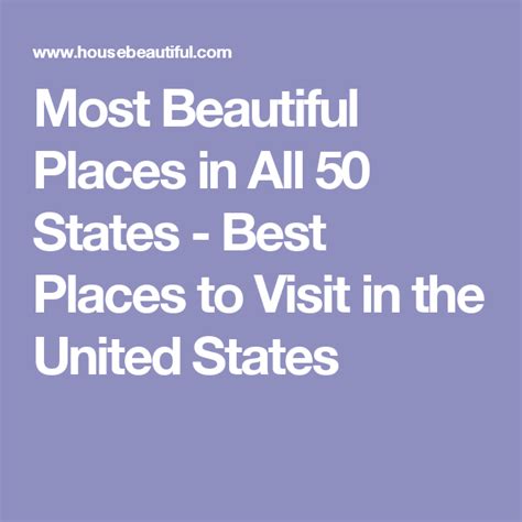 Most Beautiful Places In All 50 States Best Places To Visit In The United States Beautiful