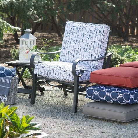Coral Coast Classic Boxed Edge 2 Piece Seat And Back Outdoor Chair