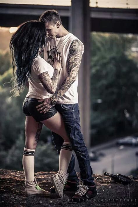 Pin By Em On Tattooed Couples Fashion Couple Tattoos Style