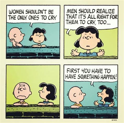 Lucy And Charlie Charlie Brown Comics Snoopy Funny Snoopy Comics