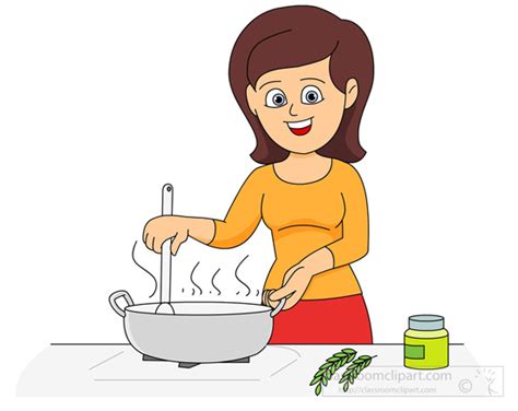mother cooking food clipart clip art library