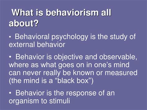 Ppt Behaviorism Powerpoint Presentation Free Download Id9224385