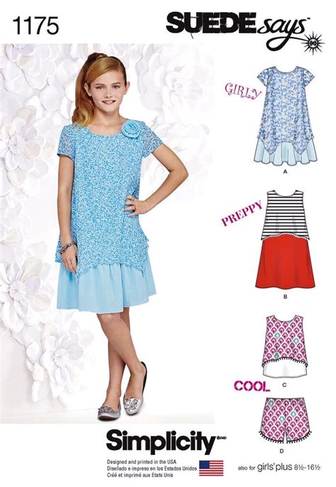 Home And Garden Learn To Sew Skirts Simplicity Sewing Pattern 8106 Girls