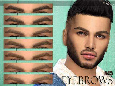 Eyebrows N45 By Magichand At Tsr Sims 4 Updates