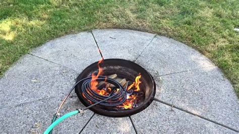 This fire pit also has a drain. Redneck Pool Heater - YouTube